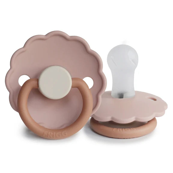 FRIGG 雛菊矽膠嬰兒奶嘴 Daisy Silky Soft Silicone Baby Pacifier (Biscuit)