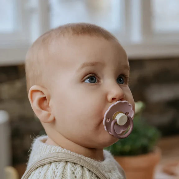 FRIGG 雛菊矽膠嬰兒奶嘴 Daisy Silky Soft Silicone Baby Pacifier (Biscuit)