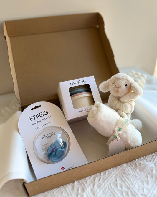 Playful Little Lamb Baby Gift Set