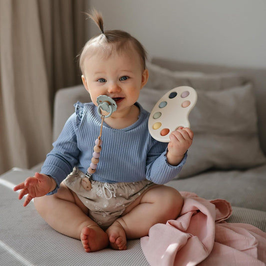 Mushie - 調色盤指壓玩具 Paint Palette Press Toy